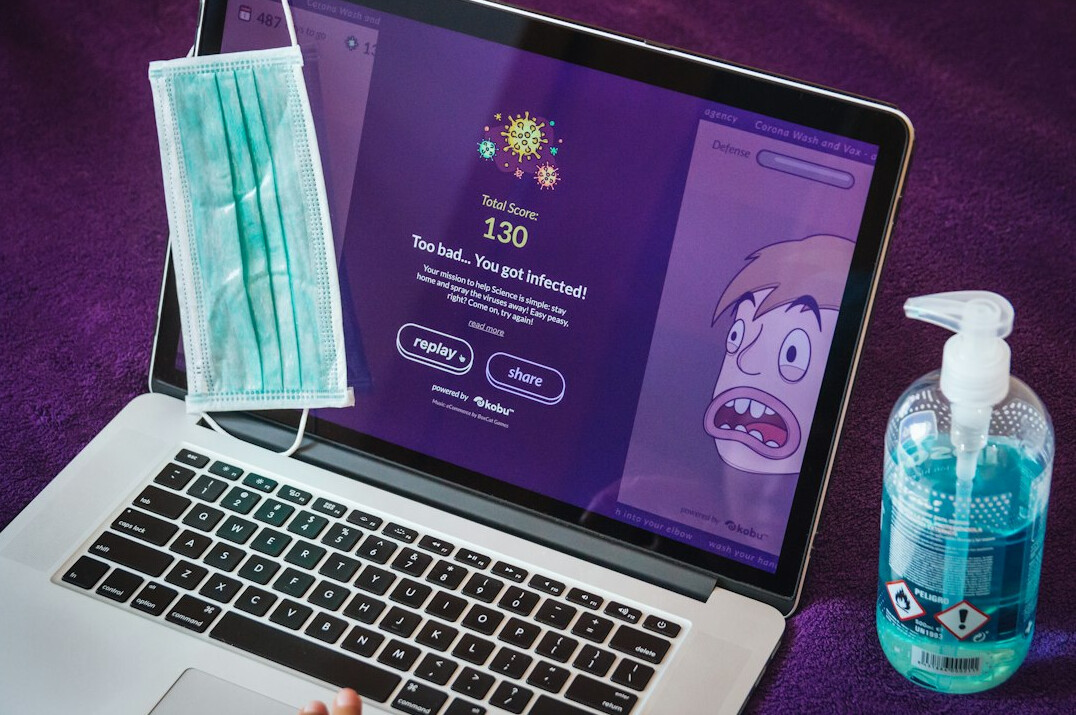 Laptop screen showing an online health course dashboard
